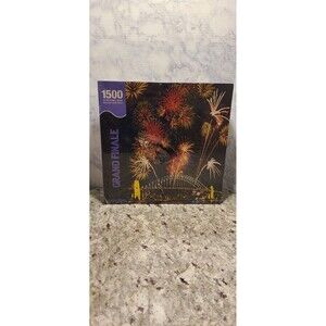 Vintage Springbok "Grand Finale" 1500 piece jigsaw puzzle-Fireworks, celebration